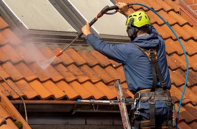 Démoussage et hydrofuge de toiture à Scillé